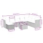 Set de muebles de jardín 9 pzas y cojines ratán sintético gris de , Conjuntos de jardín - Ref: Foro24-3263286, Precio: 511,37...