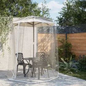 Mosquitera para sombrilla 220 malla blanca Φ300x230 cm de , Mosquiteras - Ref: Foro24-4010040, Precio: 29,56 €, Descuento: %