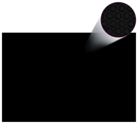 Cubierta de piscina rectangular PE negro 600x400 cm de vidaXL, Cubiertas para piscina - Ref: Foro24-92964, Precio: 79,28 €, D...