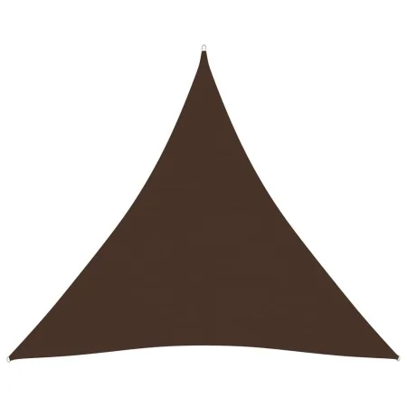 Toldo de vela triangular tela Oxford marrón 3,6x3,6x3,6 m de vidaXL, Sombrillas - Ref: Foro24-135831, Precio: 30,75 €, Descue...