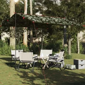 Lona de camping impermeable camuflaje 306x306 cm de , Tiendas de campaña - Ref: Foro24-4009593, Precio: 39,06 €, Descuento: %
