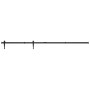 Kit mini puerta corredera de armario acero carbono 200 cm de vidaXL, Marcos de puertas - Ref: Foro24-148022, Precio: 30,41 €,...