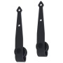 Kit mini puerta corredera de armario acero carbono 200 cm de vidaXL, Marcos de puertas - Ref: Foro24-148022, Precio: 30,41 €,...