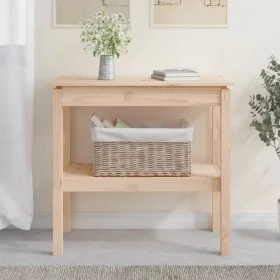 Mesa consola madera maciza de pino 80x40x75 cm de , Mesas auxiliares - Ref: Foro24-814304, Precio: 63,94 €, Descuento: %