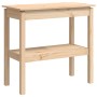 Mesa consola madera maciza de pino 80x40x75 cm de , Mesas auxiliares - Ref: Foro24-814304, Precio: 64,43 €, Descuento: %