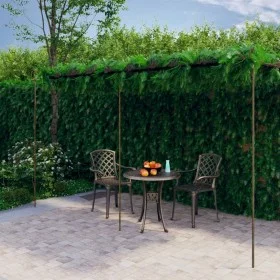 Antique brown garden pergola 6x3x2.5 m iron by vidaXL, Pergolas, arches and garden trellises - Ref: Foro24-313999, Price: 195...