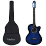 Set de guitarra occidental 12 pzas ecualizador y 6 cuerdas azul de , Guitarras - Ref: Foro24-70141, Precio: 115,11 €, Descuen...
