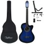 Set de guitarra occidental 12 pzas ecualizador y 6 cuerdas azul de , Guitarras - Ref: Foro24-70141, Precio: 113,20 €, Descuen...