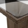 Set de mesa y sillas jardín 7 pzas con cojines ratán PE marrón de , Conjuntos de jardín - Ref: Foro24-3276921, Precio: 839,73...