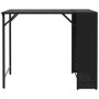 Juego de comedor de jardín plegable 5 piezas ratán PE negro de , Conjuntos de jardín - Ref: Foro24-365944, Precio: 167,66 €, ...