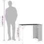Juego de comedor de jardín plegable 5 piezas ratán PE negro de , Conjuntos de jardín - Ref: Foro24-365944, Precio: 164,49 €, ...