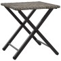 Juego de comedor de jardín plegable 5 piezas ratán PE gris de , Conjuntos de jardín - Ref: Foro24-365946, Precio: 171,65 €, D...