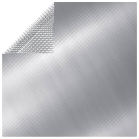 Cubierta solar de piscina flotante PE rectangular plata 6x4m de vidaXL, Cubiertas para piscina - Ref: Foro24-93079, Precio: 1...