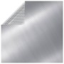 Cubierta solar de piscina flotante PE rectangular plata 6x4m de vidaXL, Cubiertas para piscina - Ref: Foro24-93079, Precio: 1...