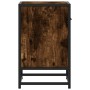 Mesita de noche madera de ingeniería roble ahumado 40x31x50 cm de , Mesitas de noche - Ref: Foro24-848688, Precio: 42,53 €, D...