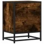 Mesita de noche madera de ingeniería roble ahumado 40x31x50 cm by , Nightstands - Ref: Foro24-848688, Price: 42,00 €, Discoun...