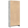 Estantería de madera de ingeniería gris hormigón 60x24x143 cm de , Librerías y estanterías - Ref: Foro24-857815, Precio: 53,4...