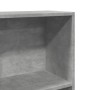 Estantería de madera de ingeniería gris hormigón 60x24x143 cm de , Librerías y estanterías - Ref: Foro24-857815, Precio: 53,4...