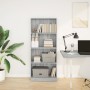 Estantería de madera de ingeniería gris Sonoma 60x24x143 cm de , Librerías y estanterías - Ref: Foro24-857817, Precio: 54,06 ...