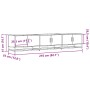 Mueble para TV madera de ingeniería gris Sonoma 210x35x41 cm de , Muebles TV - Ref: Foro24-3300793, Precio: 125,72 €, Descuen...