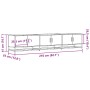 Mueble para TV madera de ingeniería roble Sonoma 210x35x41 cm de , Muebles TV - Ref: Foro24-3300791, Precio: 123,31 €, Descue...