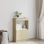 Aparador alto madera ingeniería roble Sonoma 63x33x100 cm de , Librerías y estanterías - Ref: Foro24-855099, Precio: 57,00 €,...