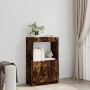 Aparador de madera de ingeniería roble ahumado 63x33x100 c de , Librerías y estanterías - Ref: Foro24-855101, Precio: 56,65 €...