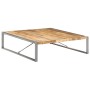 Mesa de centro madera de mango rugosa 140x140x40 cm de vidaXL, Mesas de centro - Ref: Foro24-321579, Precio: 340,16 €, Descue...