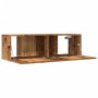 Muebles para TV de pared 2 uds madera envejecida 100x30x30 cm de , Muebles TV - Ref: Foro24-857017, Precio: 82,29 €, Descuent...