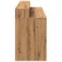 Escritorio con LED madera ingeniería roble artisian 160x55x91cm de , Escritorios - Ref: Foro24-3309437, Precio: 186,19 €, Des...