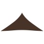 Toldo de vela triangular tela Oxford marrón 5x6x6 m de vidaXL, Sombrillas - Ref: Foro24-135841, Precio: 47,24 €, Descuento: %