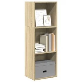 Estantería de madera de ingeniería roble Sonoma 40x30x114 cm de , Librerías y estanterías - Ref: Foro24-857869, Precio: 49,94...