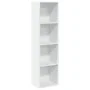 Estantería de madera de ingeniería blanca 40x30x152 cm de , Librerías y estanterías - Ref: Foro24-857876, Precio: 59,75 €, De...