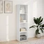 Estantería de madera de ingeniería blanca 40x30x152 cm de , Librerías y estanterías - Ref: Foro24-857876, Precio: 59,75 €, De...