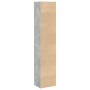 Estantería de madera de ingeniería gris hormigón 40x30x189 cm de , Librerías y estanterías - Ref: Foro24-857888, Precio: 58,6...