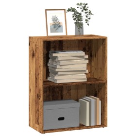 Estantería madera de ingeniería color envejecido 60x30x77 cm de , Librerías y estanterías - Ref: Foro24-857897, Precio: 34,98...