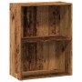 Estantería madera de ingeniería color envejecido 60x30x77 cm de , Librerías y estanterías - Ref: Foro24-857897, Precio: 34,98...