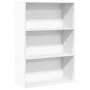 Estantería de madera de ingeniería blanca 80x30x114 cm de , Librerías y estanterías - Ref: Foro24-857931, Precio: 53,88 €, De...