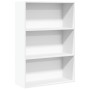 Estantería de madera de ingeniería blanca 80x30x114 cm de , Librerías y estanterías - Ref: Foro24-857931, Precio: 55,88 €, De...
