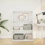 Estantería de madera de ingeniería blanca 80x30x114 cm de , Librerías y estanterías - Ref: Foro24-857931, Precio: 53,88 €, De...