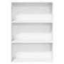 Estantería de madera de ingeniería blanca 80x30x114 cm de , Librerías y estanterías - Ref: Foro24-857931, Precio: 55,88 €, De...