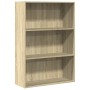 Estantería de madera de ingeniería roble Sonoma 80x30x114 cm de , Librerías y estanterías - Ref: Foro24-857933, Precio: 54,29...