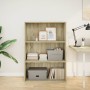 Estantería de madera de ingeniería roble Sonoma 80x30x114 cm de , Librerías y estanterías - Ref: Foro24-857933, Precio: 54,29...