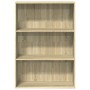 Estantería de madera de ingeniería roble Sonoma 80x30x114 cm de , Librerías y estanterías - Ref: Foro24-857933, Precio: 54,29...