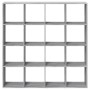 Estantería madera de ingeniería gris Sonoma 137,5x29x137,5 cm de , Librerías y estanterías - Ref: Foro24-3310294, Precio: 125...