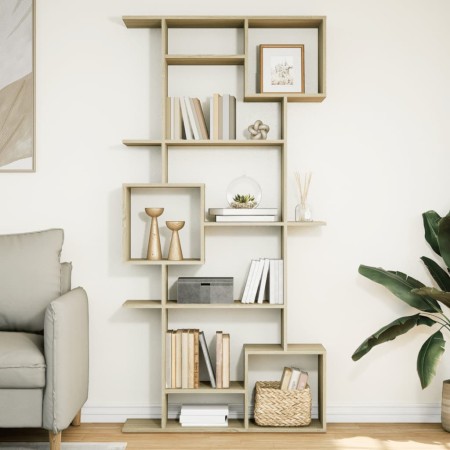 Estantería de madera de ingeniería roble Sonoma 92x29x188 cm de , Librerías y estanterías - Ref: Foro24-3310318, Precio: 116,...