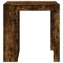 Mesa alta de bar madera ingeniería roble ahumado 102x70x103,5cm by , Kitchen and dining tables - Ref: Foro24-3309325, Price: ...