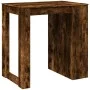 Mesa alta de bar madera ingeniería roble ahumado 102x70x103,5cm by , Kitchen and dining tables - Ref: Foro24-3309325, Price: ...