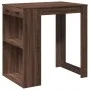 High bar table made of brown oak engineered wood, 102x70x103.5 cm by , Kitchen and dining tables - Ref: Foro24-3309327, Price...