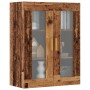 Armario de pared colgante madera envejecida 69,5x34x90 cm de , Aparadores - Ref: Foro24-857043, Precio: 93,84 €, Descuento: %